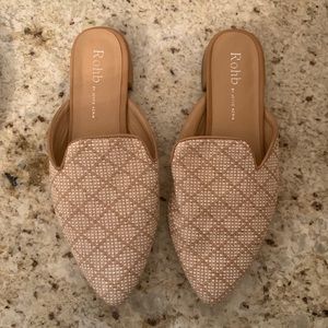 Woven mules